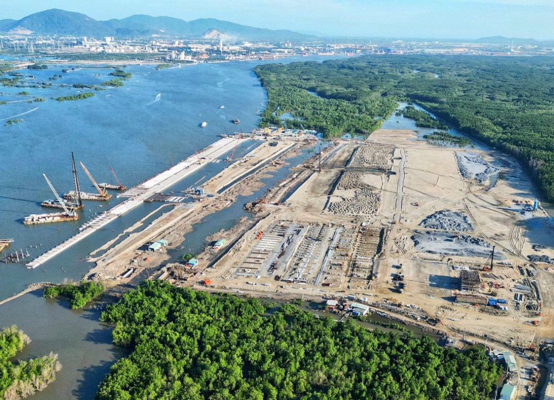 Toàn cảnh cảng biển lớn nhất Đồng Nai sắp đưa vào khai thác